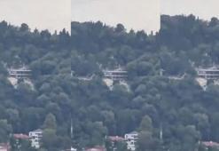 İstanbul Boğazı'nda şok görüntü! Vaniköy sırtlarındaki villa inşaatı durduruldu