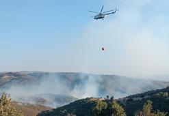 Uşak'ta iki noktada yangın! Müdahale sürüyor