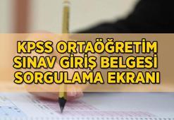 KPSS ORTAÖĞRETİM sınav giriş belgeleri sorgulama ekranı: KPSS Ortaöğretim sınavı ne zaman, saat kaçta?