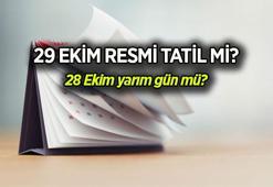 TATİL TAKVİMİ 2024 ⏩ 28 EKİM YARIM GÜN MÜ, tatil mi? 29 Ekim resmi tatil mi, kaç gün tatil olacak, 4 gün mü?