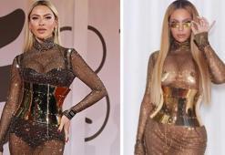 Hadise'nin elbisesi Venedik Film Festivali'ne damga vurdu!