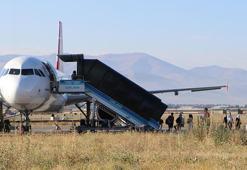 Bomba ihbarı asılsız çıktı: Hindistan'dan Erzurum'a yeni uçak geliyor