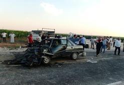 Mardin'de korkunç kaza! İki otomobil kafa kafaya çarpıştı: Çok sayıda yaralı var