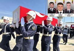 Zırhlı araç kazası şehitlerine veda