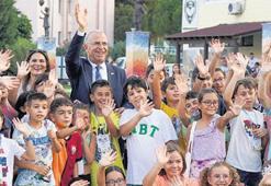 Çevreci çocuklar görev başında