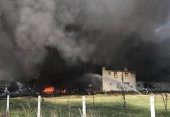 Tekirdağ'da fabrika yangını! 2 saatte kontrol altına alındı