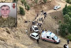 Şehit askerin yakınlarının bulunduğu pikap şarampole devrildi!