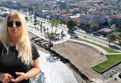 Deniz 50 metre kadar içeriye girdi! Sular bir ilçeyi parça parça yutuyor