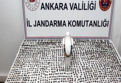 Ankara'da tarihi eser operasyonu! Tam 1487 sikke ele geçirildi