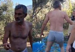 Tartıştığı kadınlara soyunup saldırdı! O anlar kamerada