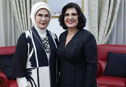 Emine Erdoğan Arnavutluk Cumhurbaşkanı'nın eşi ile görüştü