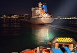 İstanbul Boğazı’nda gemi arızası