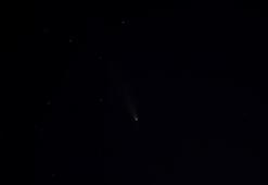 Moda sahilinden kuyruklu yıldız görüntüsü