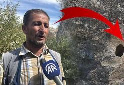 Doğa gezisi yaparken buldu! Dev kayanın içinde inanılmaz keşif