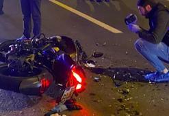 Esenler'de feci kaza! Motosiklet asfalt yenileme aracına çarptı: 1 ölü
