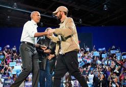 Obama Eminem ile rap yaptı, Trump hakaret yağdırdı!