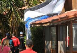 Yer: Muğla! İsviçreli paraşütçü, karakol binasının çatısına düştü