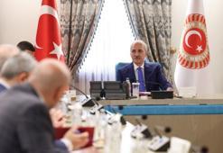 Meclis Başkanı Kurtulmuş, Parlamenterler Arası Kudüs ve Filistin Platformu üyelerini kabul etti