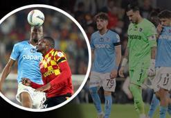 Trabzonspor, 90+2'de yıkıldı! Göztepe 10 kişiyle kazandı