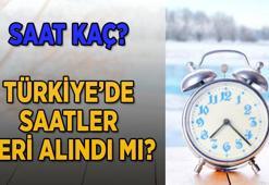 ŞU AN SAAT KAÇ? Saatler geri alındı mı (28 Ekim Pazartesi) Kış saati uygulamasına geçildi mi, saatler 1 saat geri alındı mı?