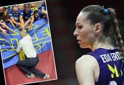 Fenerbahçe'nin hocasını tribüne çektiler! Eda Erdem ve Aslı Kalaç'tan büyük fark