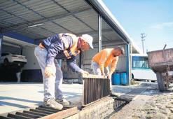 Mazgal ve yağmur kanallarında temizlik