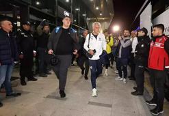 Fenerbahçe kafilesi, Trabzon'da karşılandı!