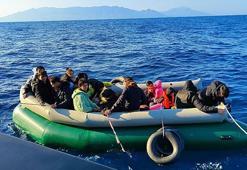 Yunan unsurlarınca geri itilen 30 kaçak göçmen kurtarıldı