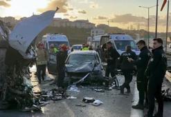 İstanbul'da feci kaza! 4 araç birbirine girdi: 2 kişi öldü 4 kişi de yaralandı