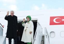 Cumhurbaşkanı Erdoğan, Kırgızistan'a gitti