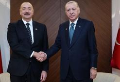 Cumhurbaşkanı Erdoğan, Azerbaycan Cumhurbaşkanı Aliyev ile görüştü