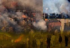 Kütahya'da çöplükte çıkan yangın Kızılçukur köyüne yayıldı! Vatandaşlar tahliye edildi