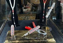 Değeri 3 milyon lira! Yapımı 1 yıl sürdü, üzerine 11 karat pırlanta işlendi