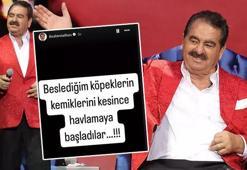 İbrahim Tatlıses'ten şoke eden paylaşım! 'Beslediğim köpekler havlamaya başladı'