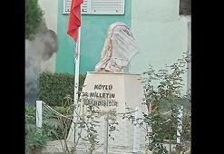 Ölüm yıl dönümünde Atatürk'ün büstlerine peş peşe çirkin saldırı