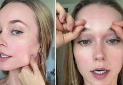 Binlerce liralık ameliyata taş çıkartır! Şaşırtan doğal yüz germe tekniği: 'Sıkıca bastırın'