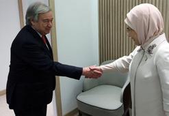 Emine Erdoğan BM Genel Sekreteri Guterres ile bir araya geldi! İşte masadaki konular...