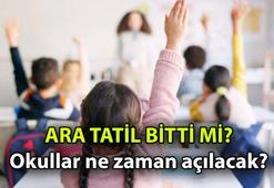 Yarın tatil mi, Ara tatil bitti mi, okullar yarın açılacak mı? 2024 Kasım ara tatilinden sonra okullar ne zaman açılacak?