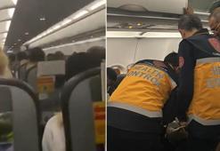 Yolcu uçağında büyük korku!  Kayseri'ye zorunlu iniş yaptı