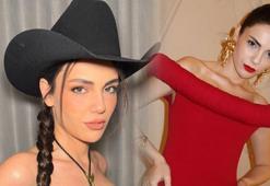 Yağmur Tanrısevsin'den kovboy tarzı! 'Western stili'