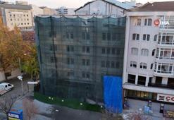 Kentsel dönüşün yapılan binada göçük meydana geldi: 4 işçi yaralı