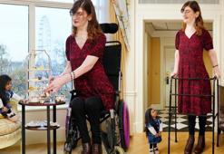 Dünyanın en uzun ve en kısa kadını ilk kez görüştü: 'Göz teması kurmakta zorlandık'