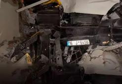 Bursa'da kamyonet evin salonuna girdi!