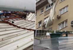 İstanbul yağış ve fırtınaya teslim: Çatılar uçtu, felaketten dönüldü