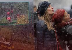 Soğuk hava dalgası giriş yaptı, hızla ilerliyor! İstanbul'un doğusu beyaza büründü