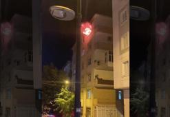 Bahçelievler'de 6 katlı binadaki yangın kısa sürede söndürüldü