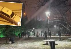 Ankara'da mevsimin ilk karı yağdı! Sürücüler zor anlar yaşadı