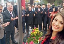 Şehit Aybüke öğretmen, kabri başında anıldı