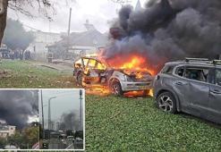 Savaşta son dakika... İsrail füze yağmuruyla vuruldu