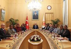 TBMM Başkanı Kurtulmuş, Ukrayna ve Somali'nin parlamentolar arası dostluk gruplarının üyelerini kabul etti